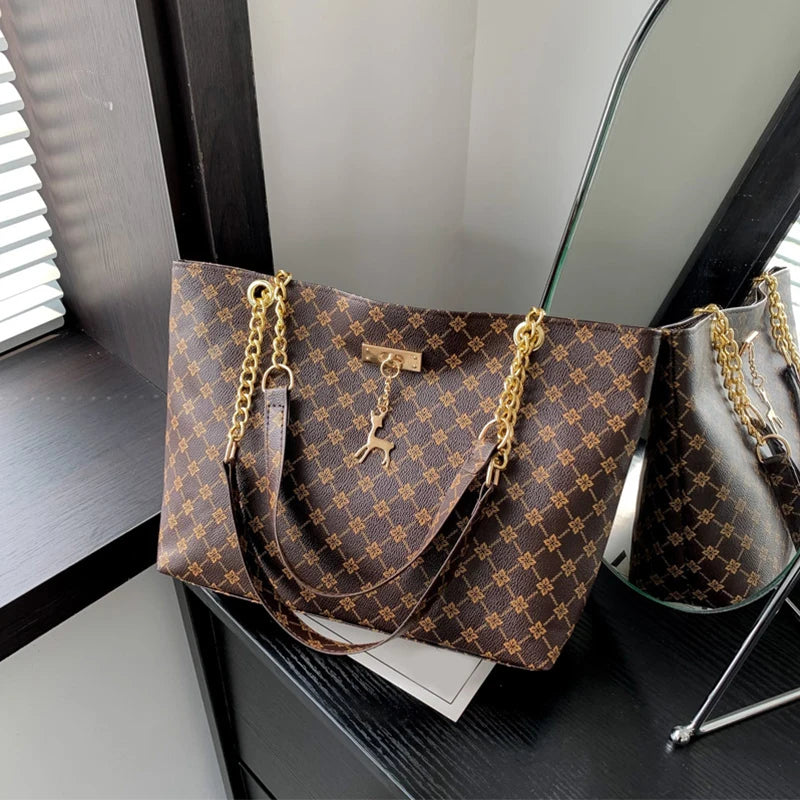 Aurora Luxe Monogram Tote