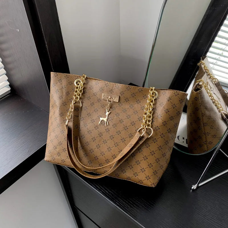 Aurora Luxe Monogram Tote