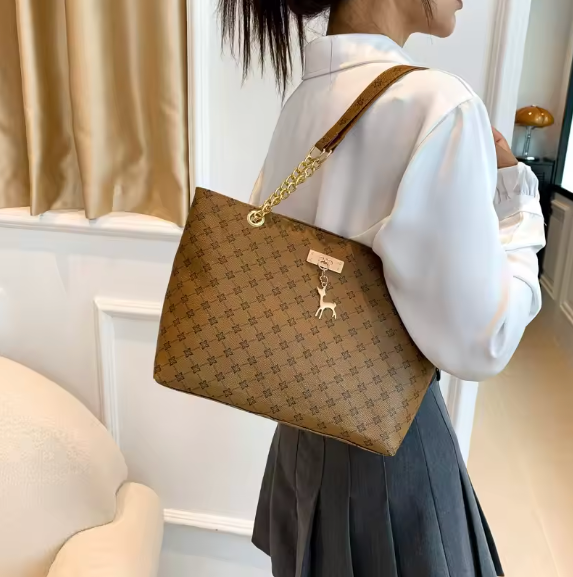 Aurora Luxe Monogram Tote