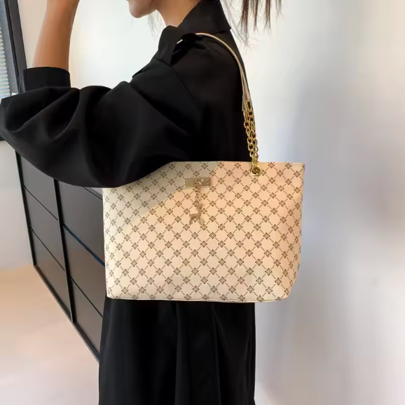 Aurora Luxe Monogram Tote