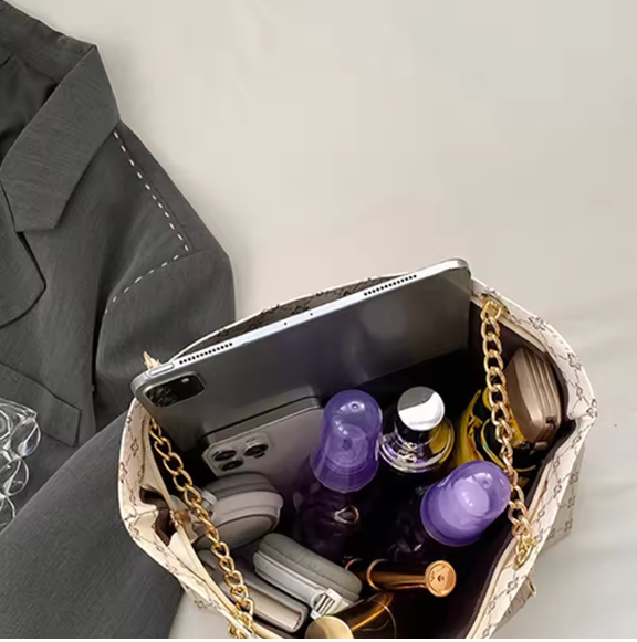 Aurora Luxe Monogram Tote