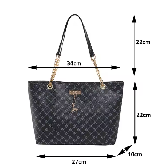 Aurora Luxe Monogram Tote